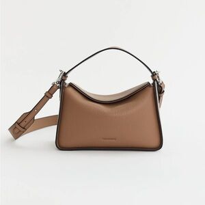 The Horse Clementine Bag in Taupe Pebbled Leather